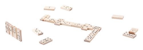 Set Domino si carti de joc, Everestus, 21OCT0943, 187 x 20 x 75 mm, Lemn, Natur