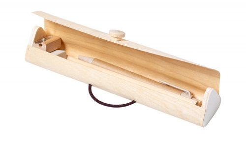 Set de 5 articole de papetarie, Everestus, 21OCT0086, 200 x 37 x 44 mm, Lemn, Natur