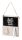 Tablita cu design de Craciun, Everestus, 21OCT1431, 130 x 150 x 6 mm, Lemn, Natur, Negru