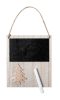 Tablita cu design de Craciun, Everestus, 21OCT1431, 130 x 150 x 6 mm, Lemn, Natur, Negru