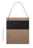 Tablita cu design de Craciun, Everestus, 21OCT1431, 130 x 150 x 6 mm, Lemn, Natur, Negru