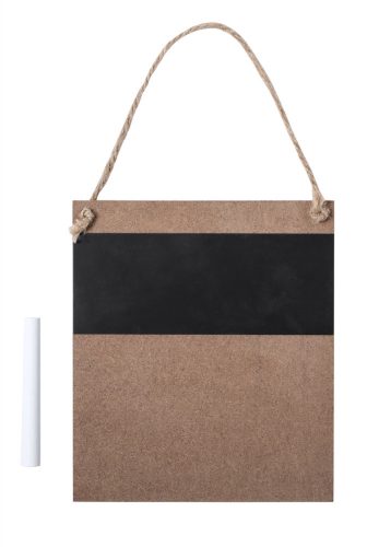 Tablita cu design de Craciun, Everestus, 21OCT1431, 130 x 150 x 6 mm, Lemn, Natur, Negru