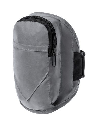 Borseta de brat sport, Everestus, 22FEB1502, 80x175x40 mm, Poliester, Gri