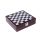 Set 4 accesorii vin in cutie cu tabla de sah, 169×49×169 mm, Everestus, 20FEB17206, Lemn, Maro
