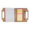 Set agenda dictando si pix, 210×200×10 mm, Everestus, 20FEB10258, Hartie reciclata, Natur