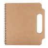 Set agenda dictando si pix, 210×200×10 mm, Everestus, 20FEB10258, Hartie reciclata, Natur