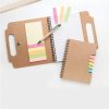 Set agenda dictando si pix, 210×200×10 mm, Everestus, 20FEB10258, Hartie reciclata, Natur