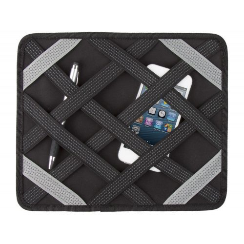 Organizator auto pentru calatorii, 255×220×8 mm, Everestus, 20FEB13453, Piele ecologica, Microfibra, Negru