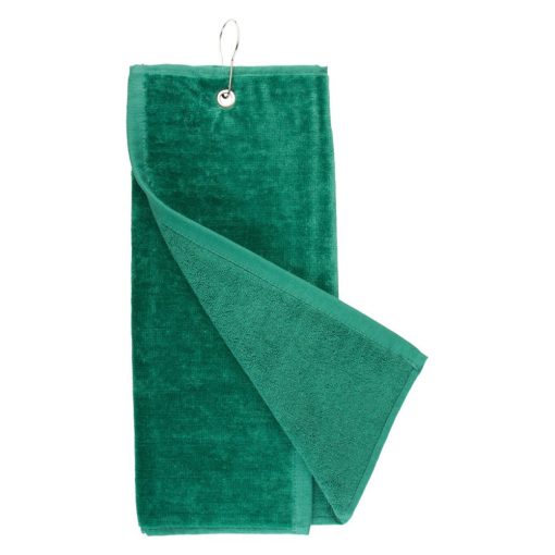 Golf towel, 410×175 mm, Everestus, 20FEB7562, Bumbac, Metal, Verde