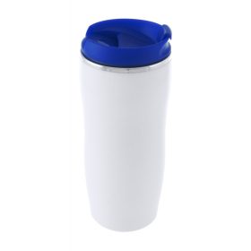   Cana termos, 400 ml, ø76×182 mm, Everestus, 20FEB16024, Otel inoxidabil, Plastic, Albastru, Alb