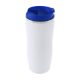 Cana termos, 400 ml, ø76×182 mm, Everestus, 20FEB16024, Otel inoxidabil, Plastic, Albastru, Alb
