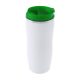 Cana termos, 400 ml, ø76×182 mm, Everestus, 20FEB16025, Otel inoxidabil, Plastic, Verde, Alb