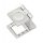Lupa de marit 10X, 23×25×30 mm, Everestus, 20FEB13542, Metal, Argintiu