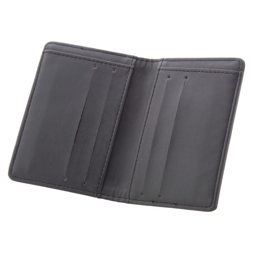 Portcard, 82×117×15 mm, Everestus, 20FEB4500, Piele ecologica, Negru