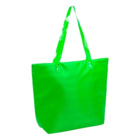   Nadra beach bag, Gildan, 210D polyester, green, 485×395×130 mm