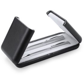   Set 2 instrumente de scris, ø13×140 mm, Everestus, 20FEB11320, Metal, Argintiu