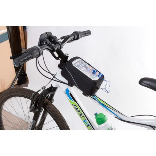 Geanta de bicicleta, 190×105×90 mm, Everestus, 20FEB11672, 600D Poliester, Negru