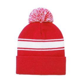   Caciula, unisex, universala, 210×230 mm, Everestus, 20FEB3460, Acril, Rosu