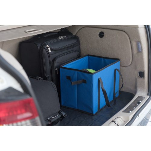 Geanta organizator, pliabila, pentru portbagaj, 340×280×250 mm, Everestus, 20FEB13451, Material netesut, Albastru