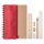 Set agenda A5 si pix, 7 piese, 155×210×9 mm, Everestus, 20FEB10274, Hartie reciclata, Rosu, Natur