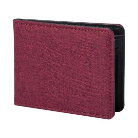   Portofel, 110×86×13 mm, Everestus, 20FEB7712, Poliester, Rosu