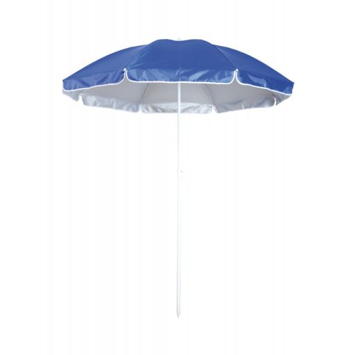 Umbrela de plaja cu protectie UV, ø1500 mm, Everestus, 20FEB17131, Nylon, Albastru, Alb
