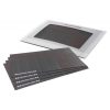Set 4 suporturi pentru farfurii, 485×330×5 mm, Antonio Miro, 20FEB11140, PVC, Poliester, Negru