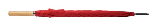Umbrela, ø1040×840 mm, Everestus, 20FEB2726, 190T recycled PET pongee, Lemn, Rosu