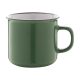 Cana vintage, 320 ml, ø90×81 mm, Everestus, 20FEB4982, Ceramica, Verde