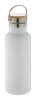 Termos, Everestus, 21OCT1408, 500 ml, Otel, Bambus, Alb, Argintiu