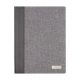 Mapa business A4 cu 20 pagini dictando, 315×255×20 mm, Everestus, 20FEB5130, Linen, Piele ecologica, Gri