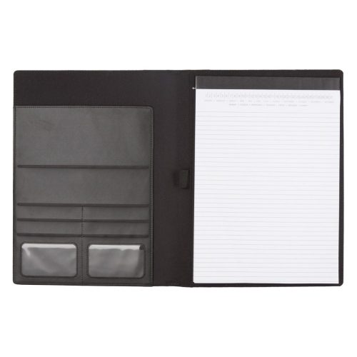 Mapa business A4 cu 20 pagini dictando, 315×255×20 mm, Everestus, 20FEB5130, Linen, Piele ecologica, Gri