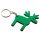 Breloc Ren, design Craciun, 63x55x3 mm, Everestus, 20SEP0240, Aluminiu, Metal, Verde