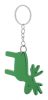 Breloc Ren, design Craciun, 63x55x3 mm, Everestus, 20SEP0240, Aluminiu, Metal, Verde