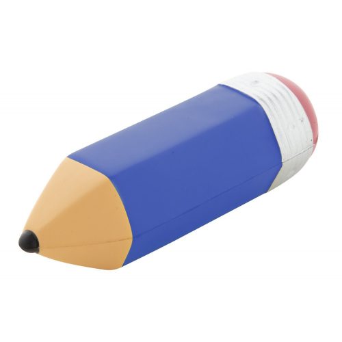 Creion antistres, ø37×114 mm, Everestus, 20FEB11573, Poliuretan, Albastru, 2 bastonase gonflabile incluse