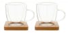 Cana, Everestus, 21OCT0036, 90 ml, 185 x 85 x 80 mm, Sticla, Bambus, Transparent, Natur