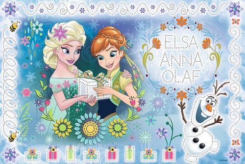 Puzzle Trefl 70 Plus cu Marker Frozen